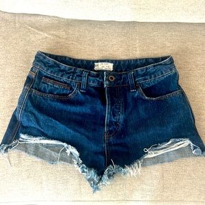 Free People Jean shorts